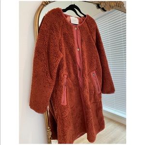 Margot Reversible Sherpa Coat